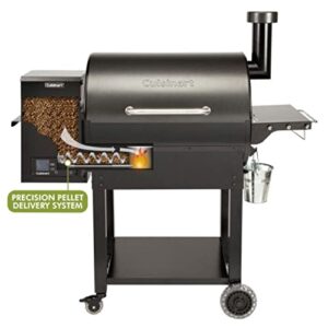 Cuisinart CPG-700 Grill and Smoker, 52"x24.5"x49.3", Deluxe Wood Pellet Grill & Smoker