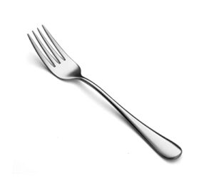 salad forks set of 8, stainless steel silverware flatware forks, appetizer dessert forks, 6.8 inches, mirror finish and dishwasher safe