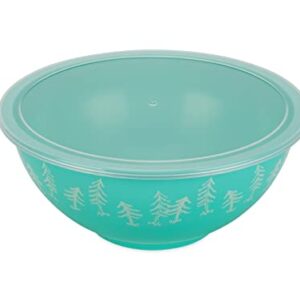 Camco Life is Better at The Campsite Nesting Bowl Set with Lids | Great for On-The-Go Lifestyles | Features (4) Durable Melamine Bowls with (4) Plastic Lids (53451)