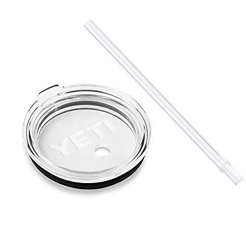 TAMA Rambler Shatter-Proof Dishwasher-Safe Replacement Yeti Lid and Straw 30OZ (30OZ)