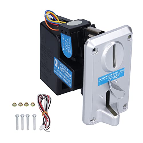 GLOGLOW Coin Selector, Coin Acceptor Supports 6 Different Currencies Multi Signal Output Coin Selector for Arcade Game Vending MachineScience Kits & Toys