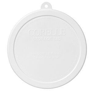 Corelle 418-PC White Cereal Bowl Plastic Lid (4-Pack)