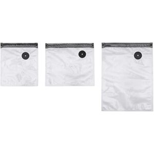 caso design premium quality, zip vacuum bags, bpa-free vacuum 6 quart size, 8 half gallon size, & 6 gallon size