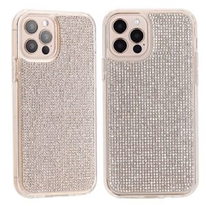 iphone 11 sparkly diamond case - shockproof premium bling rhinestone protective cover