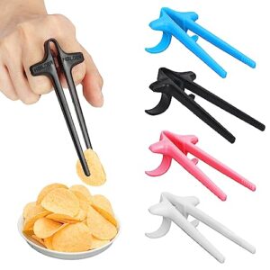 4pcs finger chopsticks - snack chopsticks for gamers - fun chopsticks, gamer chopsticks snack clips gamepad accessories mobile game accessories (4pcs)