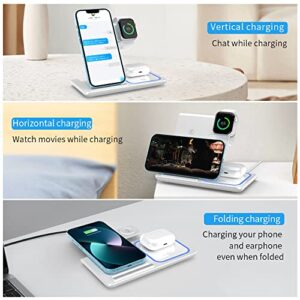 Wireless Charger,ANYLINCON 3 in 1 Charger Station for Apple iPhone/iWatch/Airpods,iPhone 14,13,12,11 (Pro, Pro Max)/XS/XR/XS/X/8(Plus),iWatch 7/6/SE/5/4/3/2,AirPods 3/2/pro