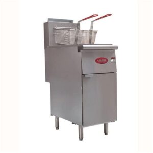 Kratos 29Y-011 Commercial Restaurant Gas Floor Fryer - Four Burners - 50 lb. Capacity - Natural Gas