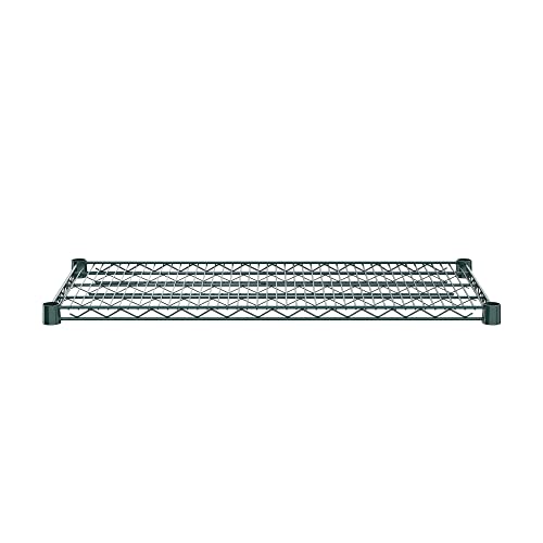 Krollen Industrial 18" x 36" NSF Green Epoxy Wire Shelf