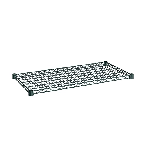 Krollen Industrial 18" x 36" NSF Green Epoxy Wire Shelf