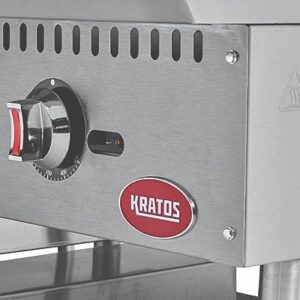 Kratos 29Y-008 36" Commercial Restaurant Gas Countertop Griddle, Thermostatic Controls, 3 Burners, 90,000 BTU Output