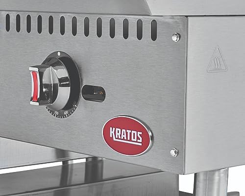 Kratos 29Y-008 36" Commercial Restaurant Gas Countertop Griddle, Thermostatic Controls, 3 Burners, 90,000 BTU Output