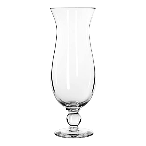 Libbey Hurricane Glasses 16 oz. Set of 12 Bulk Pack - Perfect Cocktail Glasses used as Pina Colada Glasses or Mudslide Glasses - Clear