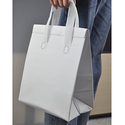 AIVYGDEN Insulated Take Out Bags,Thermal Insulation Food Bag for Coffee,Milky Tea,Take-away Dinner,Fresh Seafood,Cold or Warm Food drive for Restaurant, Retail Store or Picnic/BBQ