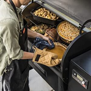 Traeger Grills Ironwood 650 Wood Pellet Grill and Smoker with Alexa and WiFIRE Smart Home Technology, Black & Grills PEL305 Mesquite 100% All-Natural Hardwood Pellets (20 lb. Bag)