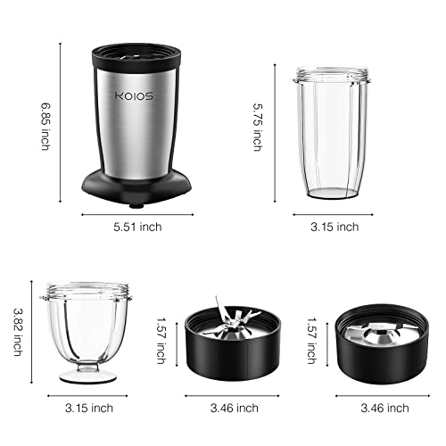 Cross Blades Replacement Compatible with KOIOS Blender BL219B, BL328B 900W With Gaskets Replacement Blender Part