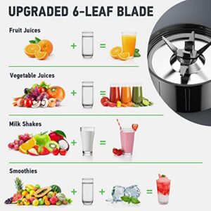 Cross Blades Replacement Compatible with KOIOS Blender BL219B, BL328B 900W With Gaskets Replacement Blender Part