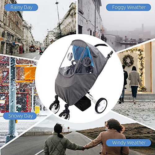 Stroller Rain Cover Windproof Waterproof Universal Stroller Accessory Baby Travel Stroller Weather Shields