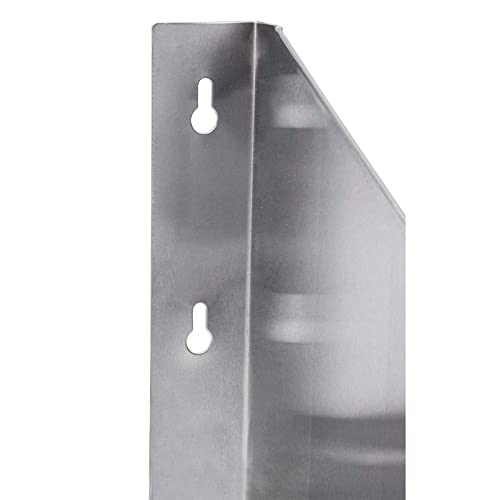 AmGood 24" Long X 18" Deep Stainless Steel Wall Shelf with Side Guards