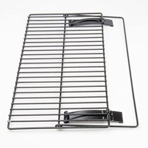 smoke daddy powdercoat foldable front shelf for pellet grills - small (22" x 12")