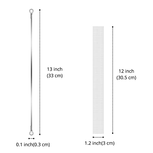 Flexzion Impulse Sealer Replacement Parts Repair Kits for Flexzion Impulse Heat Sealer 600W 12-inch Heat Sealers, PTFE & Heat Seal Strips, Replacement Elements, Pack of 10