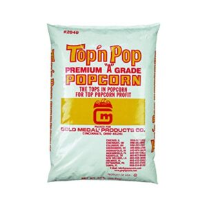 gold medal top n pop popcorn 50 lb. bagged set of 2