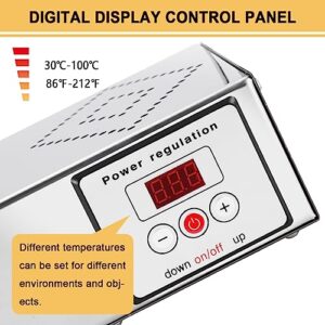 Electric Food Warmer with Cord & Plug 24” 650W Food Heat Lamp Strip Heater Commercial Food Warmer Food Heating Lamp Heat Lamp for Food