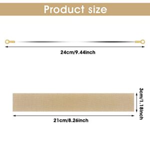 10 Pieces Impulse Sealer Replacement Parts 8 Inch Heat Seal Strips Replacement Element Grip Impulse Sealer Heating Element Service Spare Repair Kit, 200mmx2mm