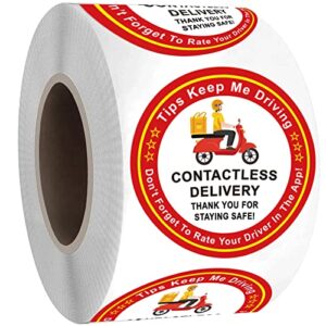 Food Delivery Tamper Evident Stickers 5 Star Review Delivery Labels for Food Seal 2 Inch Thank for Your Order Tamper Evident Sealed Freshness Labels 250 Pcs Take Out and Food Delivery Sticker