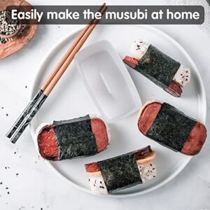 Spam Musubi Mold, 2 Pack Musubi Maker Press, Make Your Own Hawaiian Spam Musubi at Home, BPA Free, Non-Stick, The Original Musubi Mold Used in Hawaii restaurants !!!