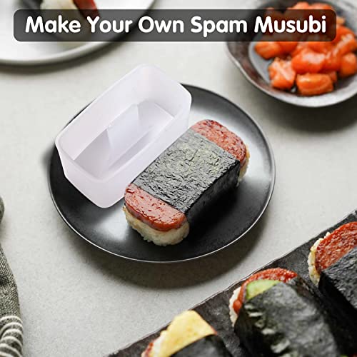 Spam Musubi Mold, 2 Pack Musubi Maker Press, Make Your Own Hawaiian Spam Musubi at Home, BPA Free, Non-Stick, The Original Musubi Mold Used in Hawaii restaurants !!!