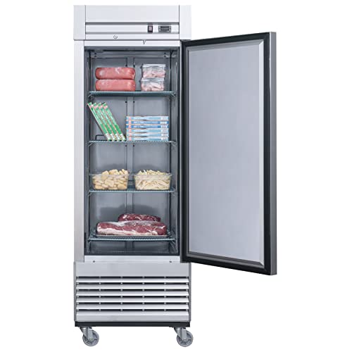 Elite Kitchen Supply 17.7 cu. ft. Auto-Defrost Commercial Upright Reach-in Freezer