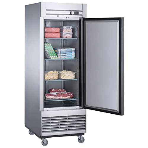 Elite Kitchen Supply 17.7 cu. ft. Auto-Defrost Commercial Upright Reach-in Freezer