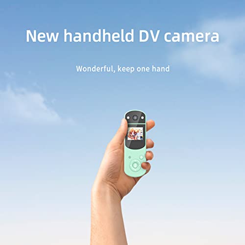 KIMISS D2 Handheld Mini DV Camera Digital Camera MP3 Player Car Video Recorder 1080P Night Shooting Camera Digital Mini Camera(Green)