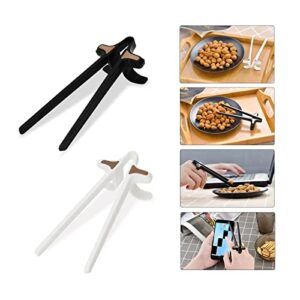 new upgrade 2pcs finger chopsticks for gamers,snack clips,video game party supplies,kids chopsticks,creative gamer accessories,gifts for gamers