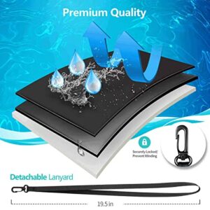 newppon Waterproof Cell Phone Pouch : 3 Pack Universal Water Proof Dry Bag Case with Neck Lanyard - Underwater Clear Cellphone Holder Large Protector for iPhone Samsung Galaxy for Beach Pool Swimming