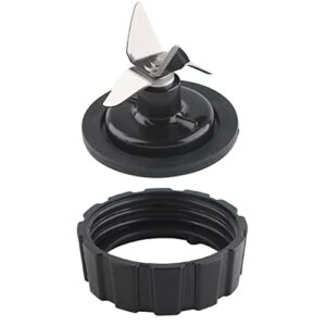 joyparts Joyparts Replacement Parts Cross Blade and Base Bottom Cap, Compatible with Hamilton Beach Blenders Black