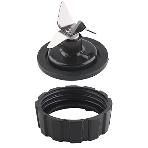 joyparts Joyparts Replacement Parts Cross Blade and Base Bottom Cap, Compatible with Hamilton Beach Blenders Black