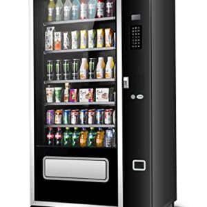 EPEX Beverage Large Combo Vending Machine with Stratified Temp Control Black EP-G654 0