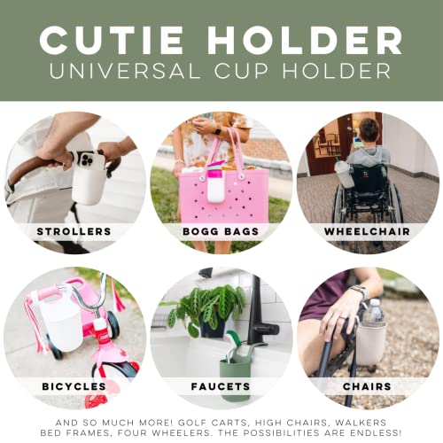 Ryan & Rose Cutie Holder Universal Stroller Cup Holder (Ivy)