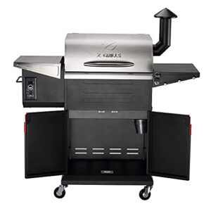 Z Grills 8 in 1 Wood Pellet Grill & Smoker with PID Controller, 572 Sq In Cooking Area, Direct Flame Access, 600D3E