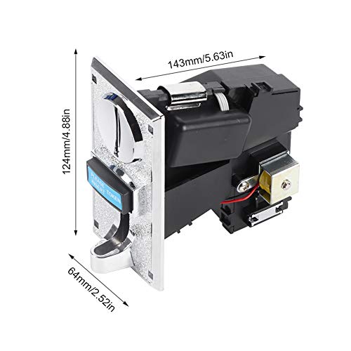 POCREATION Smart Coin Acceptor, Multi Coin Acceptor Selector Slot for Arcade Game Mechanism Vending Machine for Arcade Game Kit Replacement