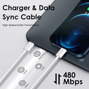 iPhone 14 13 12 Fast Charger [Apple MFi Certified] 10FT Type C Charger 2 Pack 20W USB C Charger Block with Fast Charging Cable for iPhone 14/14 Pro/13/13Pro Max/12/12 Pro Max/11/XS/XR/X/8Plus,iPad