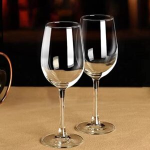 Red Wine Glasses Set,10 OZ Clear Wine Glass with Stem,Premium Crystal Long Stemware Elegant White Wine Glassware for Drinking,Wine,Restaurants,Parties,Wedding,12 Pack
