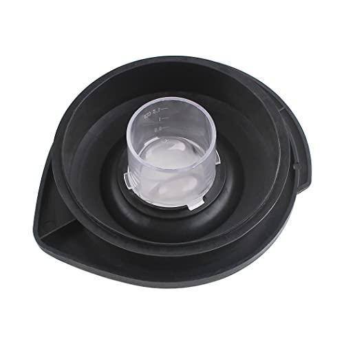 LMEI Replacement Parts 6-cups Glass jar with SPB-7CH-LR Black Collar and blade,Compatible with Cuisinart Blenders