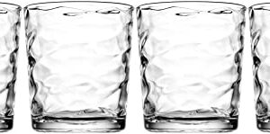 Glaver's Whiskey Glasses 13 oz. Barware Set of 4 Old Fashioned Glasses for Whisky, Scotch, Bourbon, Liquor, Juice, and Cocktails.