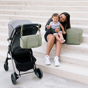 Freshly Picked Seoul Stroller Caddy, Sage