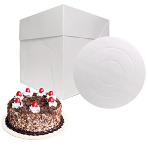 gylsun 3 sets cake boxes 12x12x12'' and cake board sets