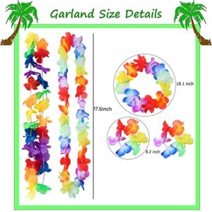 Hawaiian Luau Hula Skirts Decorations , Grass Skirts, Hawaiian Grass Skirts Bracelet & Necklace for Tropical Beach Party Holiday Birthdays Gifts Party Favor Party Decorations Favors Supplies