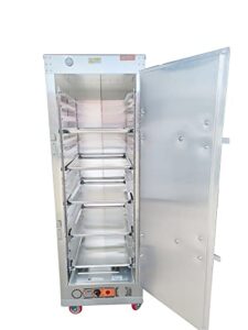heatmax 6 foot food warmer holding cabinet for 16 full size sheet pans, for churches, schools, catering, can be used as a basic proofer, made in usa with service and support