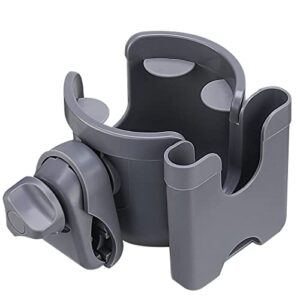 suranew universal cup holder with phone mount, drink holder for stroller, walker, bike, wheelchair,scooter, fits to part of the pram of uppababy, nuna, bugaboo, doona